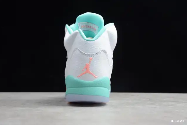 Cheap TBkick Jordan Light 5 Aqua Air GS 440892-100 0530